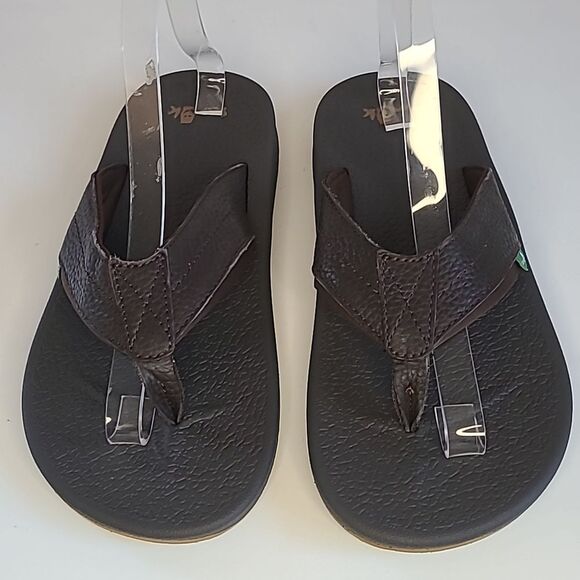 Sanuk Brumeister Primo Sandal-Brown Men's Size US 8/ EU 41 - Picture 2 of 13